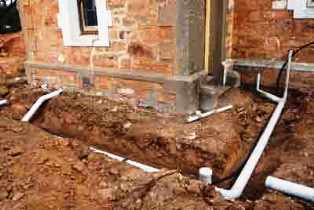outside drainage Cobham